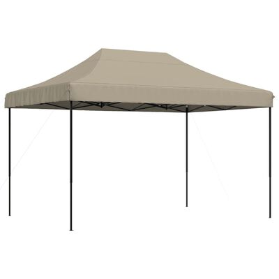 vidaXL Foldable Party Tent Pop-Up Taupe 410x279x315 cm