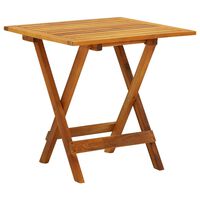 vidaXL Bistro Table 46x46x47 cm Solid Acacia Wood