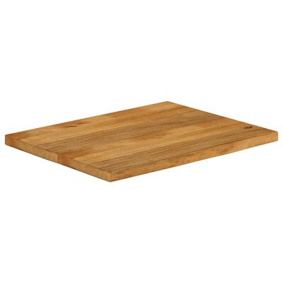 vidaXL Table Top Live Edge 90x60x2.5 cm Solid Wood Mango