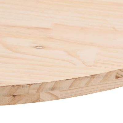 vidaXL Table Top 80x40x2.5 cm Solid Wood Pine Oval