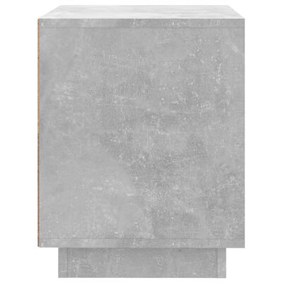 vidaXL Bedside Cabinet Concrete Grey 44x35x45 cm Engineered Wood