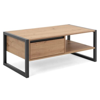 Finori Coffee Table Denver 55 Artisan Oak and Anthracite Grey