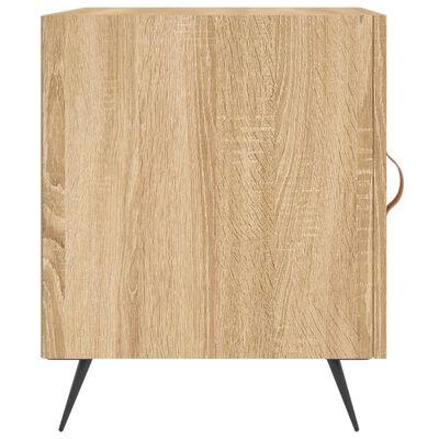 vidaXL Bedside Cabinets 2 pcs Sonoma Oak 40x40x50 cm Engineered Wood