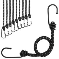 vidaXL Bungee Cords with Reflective Strips and Hooks 10 pcs 38 cm