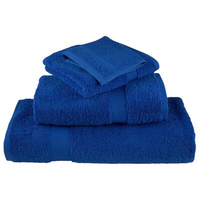 vidaXL 8 Piece Premium Towel Set SOLUND Blue 600 gsm