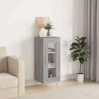 vidaXL Sideboard Grey Sonoma 34.5x34x90 cm Engineered Wood