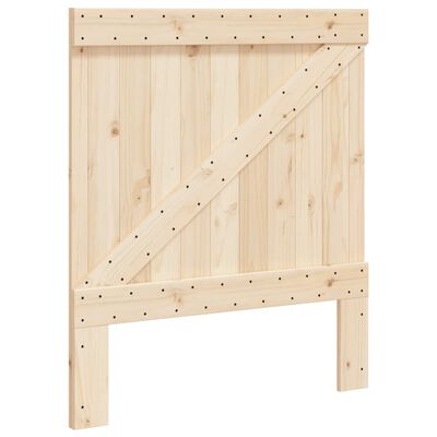 vidaXL Headboard 90x104 cm Solid Wood Pine