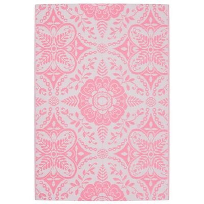 vidaXL Outdoor Carpet Pink 140x200 cm PP