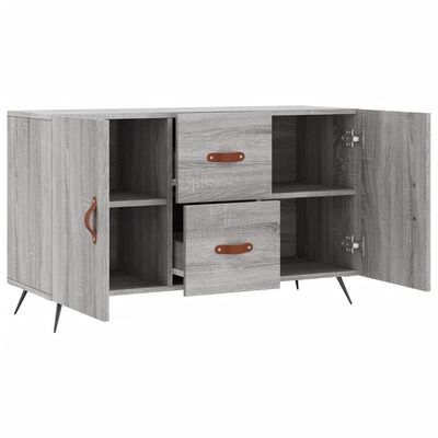 vidaXL Sideboard Grey Sonoma 100x36x60 cm Engineered Wood