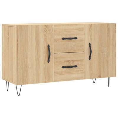 vidaXL Sideboard Sonoma Oak 100x36x60 cm Engineered Wood