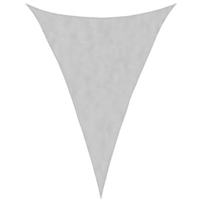 vidaXL Sun Shade Sail Light Grey 5x7x7 m 100% Polyester Oxford