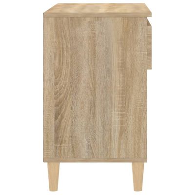 vidaXL Shoe Cabinet Sonoma Oak 70x36x60 cm Engineered Wood