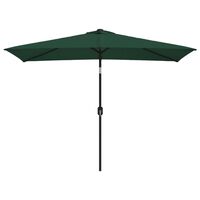 vidaXL Garden Parasol 200 x 300 cm Green Rectangular