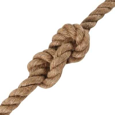 vidaXL Jute Rope 100 m Long 4 mm Thick