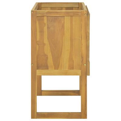 vidaXL Bathroom Cabinet 90x40x75.5 cm Solid Wood Teak