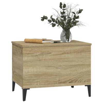 vidaXL Coffee Table Sonoma Oak 60x44.5x45 cm Engineered Wood