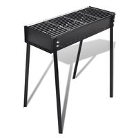 BBQ Stand Charcoal Barbecue Square 75 x 28 cm