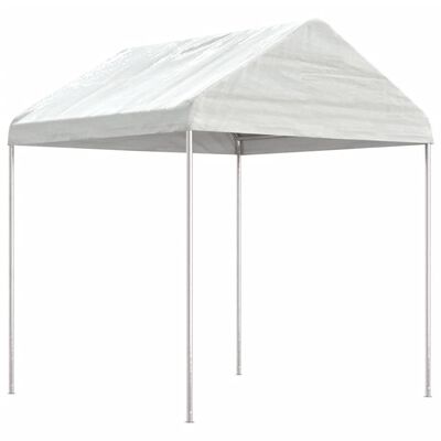 vidaXL Gazebo with Roof White 20.07x2.28x2.69 m Polyethylene