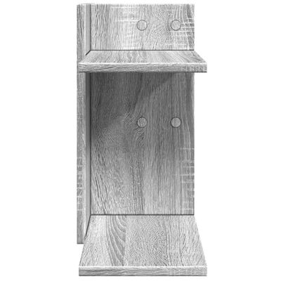 vidaXL Desk Organiser Grey Sonoma 42x21.5x42 cm Engineered wood