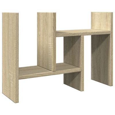 vidaXL Desk Organiser Sonoma Oak 34.5x15.5x35.5 cm Engineered wood