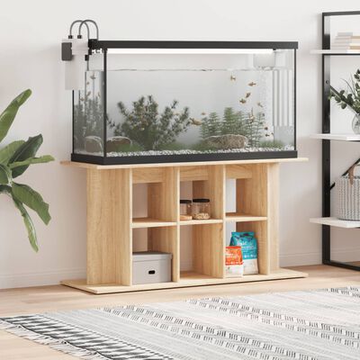 vidaXL Aquarium Stand Sonoma Oak 120x40x60 cm Engineered Wood