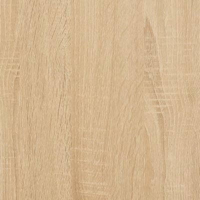 vidaXL 3-Tier Wall Shelf Sonoma Oak 80x21x78.5 cm Engineered Wood
