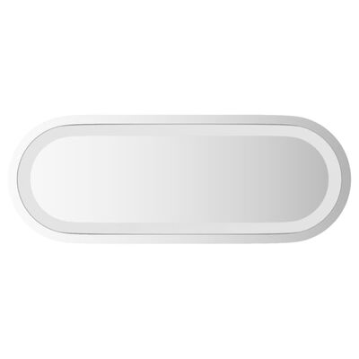 vidaXL LED Bathroom Mirror 40x15 cm Oval