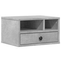 vidaXL Printer Stand Concrete Grey 40x32x22,5 cm Engineered Wood