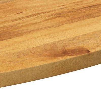 vidaXL Table Top 80x40x2.5 cm Oval Solid Wood Mango