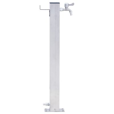 vidaXL Garden Water Column 80 cm Stainless Steel Square