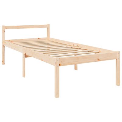 vidaXL Senior Bed without Mattress Small Single Solid Wood