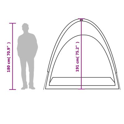 vidaXL Storage Tent Green Waterproof