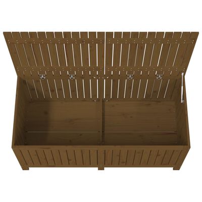 vidaXL Garden Storage Box Honey Brown 147x68x64 cm Solid Wood Pine