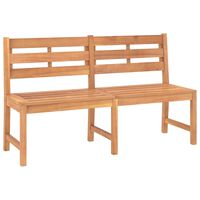 vidaXL Garden Bench 150 cm Solid Teak Wood