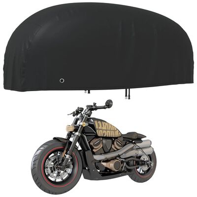 vidaXL Motorcycle Cover Black 295x110x140 cm 210D Oxford