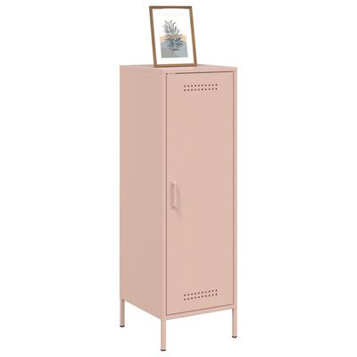 vidaXL Highboard Pink 36x39x113 cm Steel