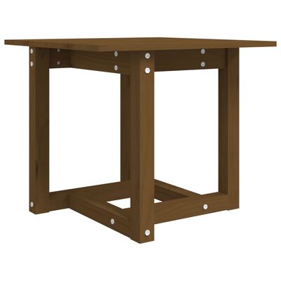 vidaXL Coffee Table Honey Brown 50x50x45 cm Solid Wood Pine