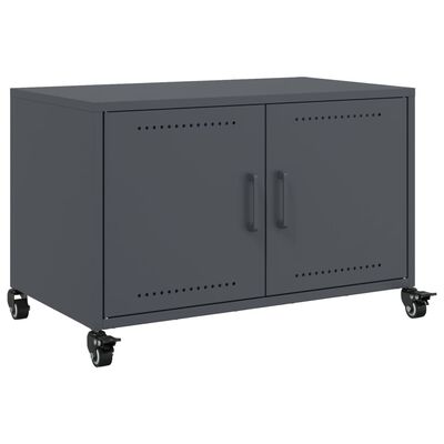 vidaXL TV Cabinet Anthracite 68x39x43.5 cm Steel