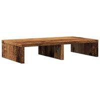 vidaXL Monitor Stand Old Wood 50x27x10 cm Engineered Wood