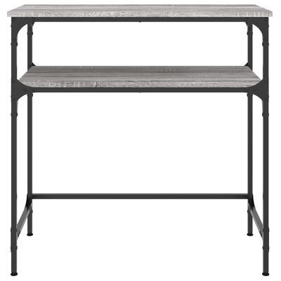 vidaXL Console Table Grey Sonoma 75x35.5x75 cm Engineered Wood