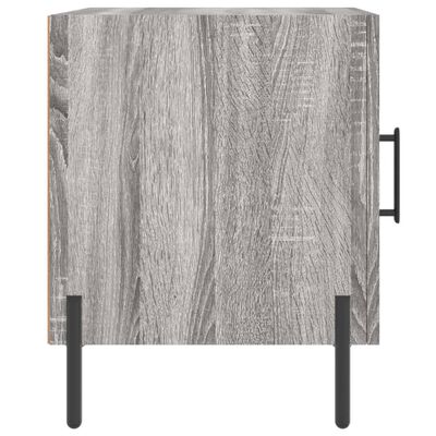 vidaXL Bedside Cabinet Grey Sonoma 40x40x50 cm Engineered Wood