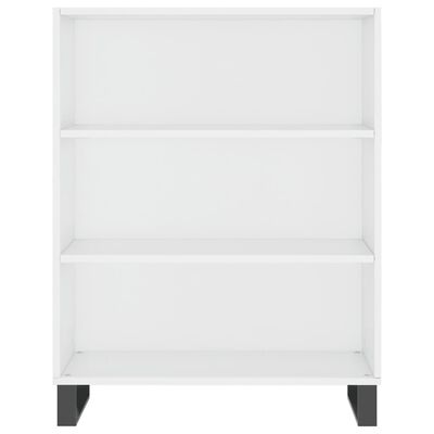 vidaXL Highboard High Gloss White 69.5x34x180 cm Engineered Wood