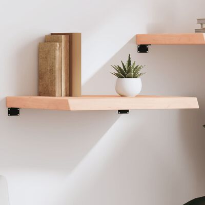 vidaXL Wall Shelf 60x60x(2-6) cm Untreated Solid Wood Oak