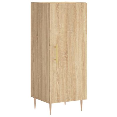 vidaXL Highboard Sonoma Oak 34.5x34x180 cm Engineered Wood