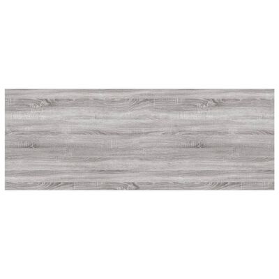 vidaXL Wall Shelves 4 pcs Grey Sonoma 80x30x1.5 cm Engineered Wood