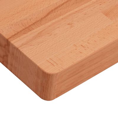 vidaXL Table Top 40x40x4 cm Square Solid Wood Beech