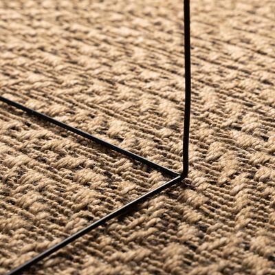 vidaXL Rug ZIZUR 120 cm Jute Look Indoor and Outdoor