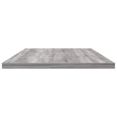 vidaXL Wall Shelves 4 pcs Grey Sonoma 80x30x1.5 cm Engineered Wood