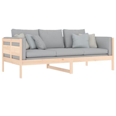 vidaXL Day Bed without Mattress Solid Wood Pine 90x200 cm