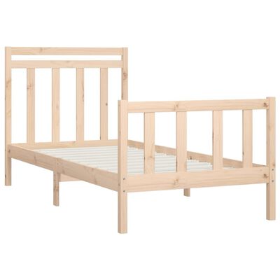 vidaXL Bed Frame without Mattress Solid Wood Pine 90x200 cm